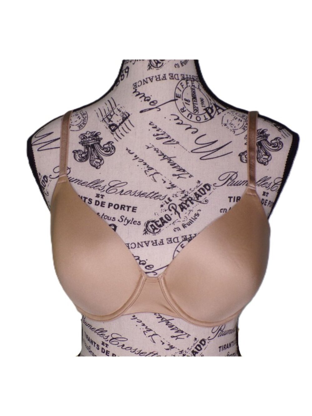 🆕 NATORI EverFit Seamless Convertible T-Shirt Bra 36C Beige #721362 - Picture 5 of 9